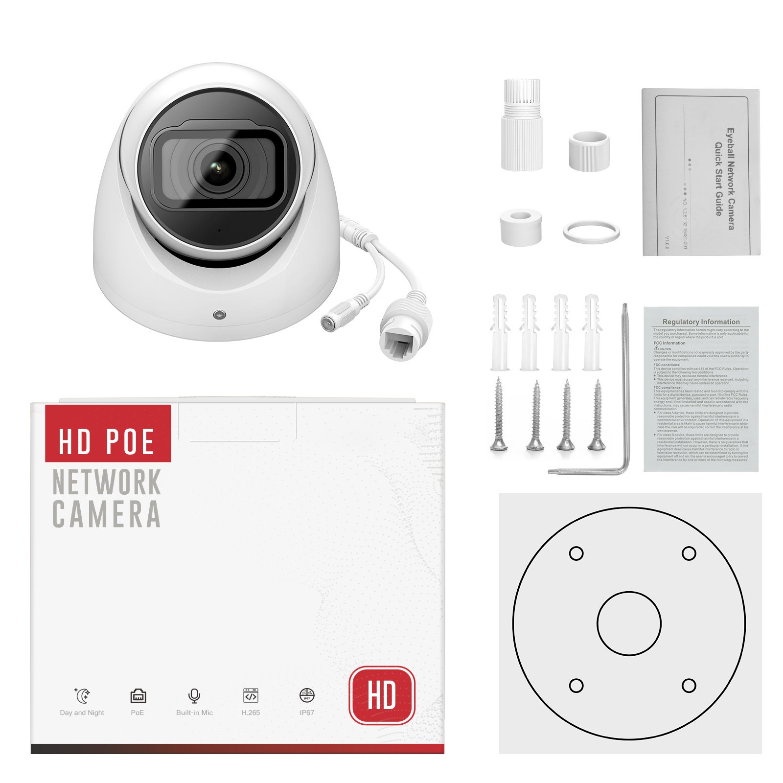 Dahua OEM 6MP IP Camera replace IPC-HDW4631C-A 4MP IPC-HDW4433C-A Home Security Video Surveillance Camera IR Built-in Mic P2P Dahua OEM 6MP IP Camera replace IPC-HDW4631C-A 4MP IPC-HDW4433C-A Home Security Video Surveillance Camera IR Built-in Mic P2P
